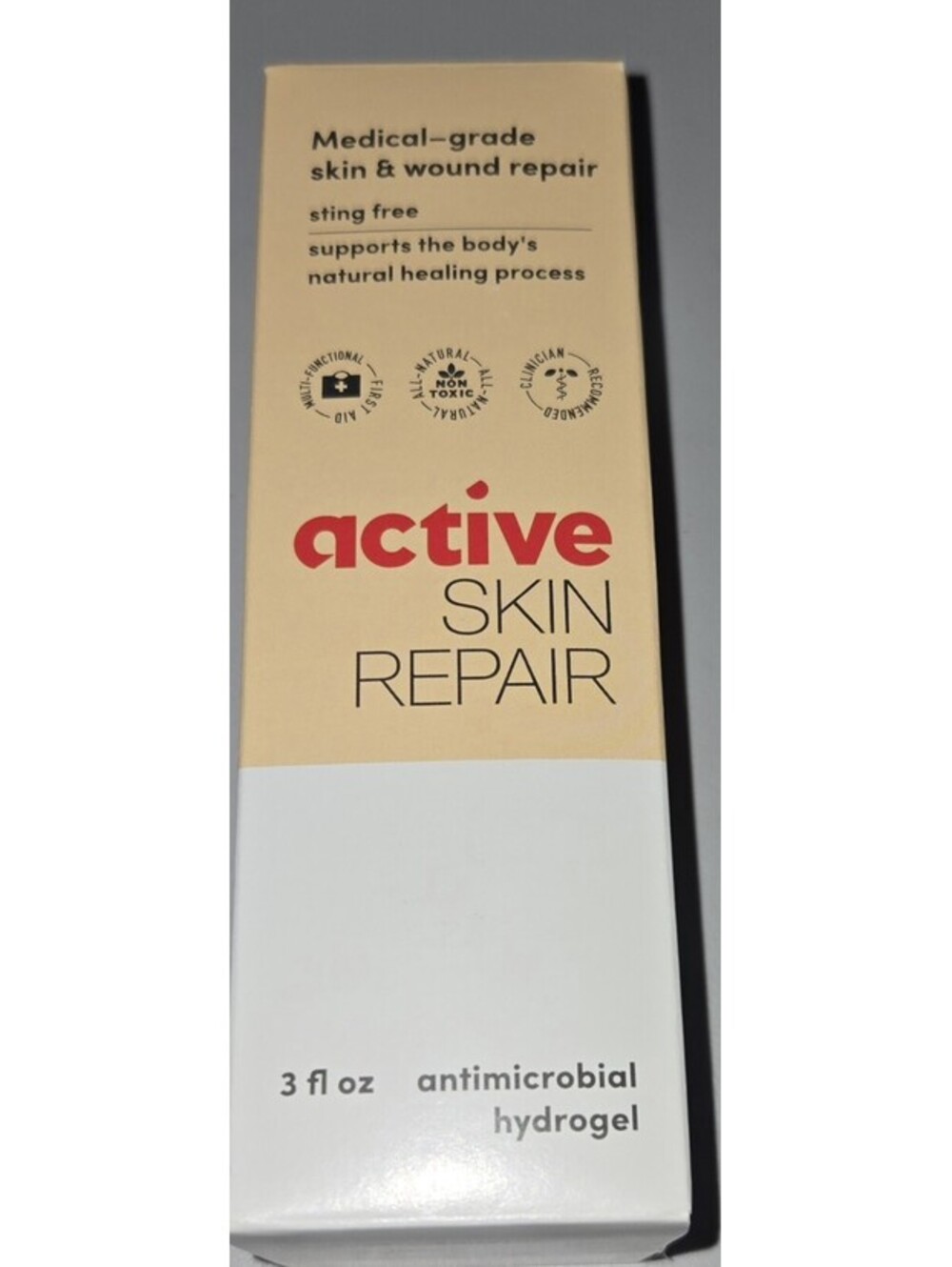 Active Skin Repair Medical-Grade Skin & Wound Repair Antimicrobial Hydrogel 3 oz